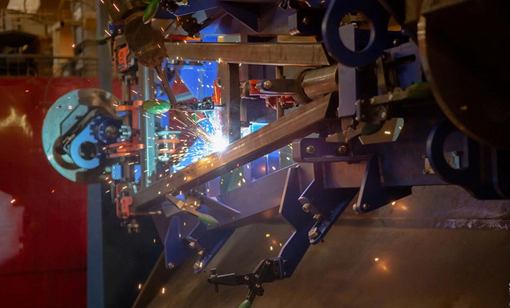 Robot de mécano-soudure de Meta industrie Robot de mécano-soudure de Meta industrie